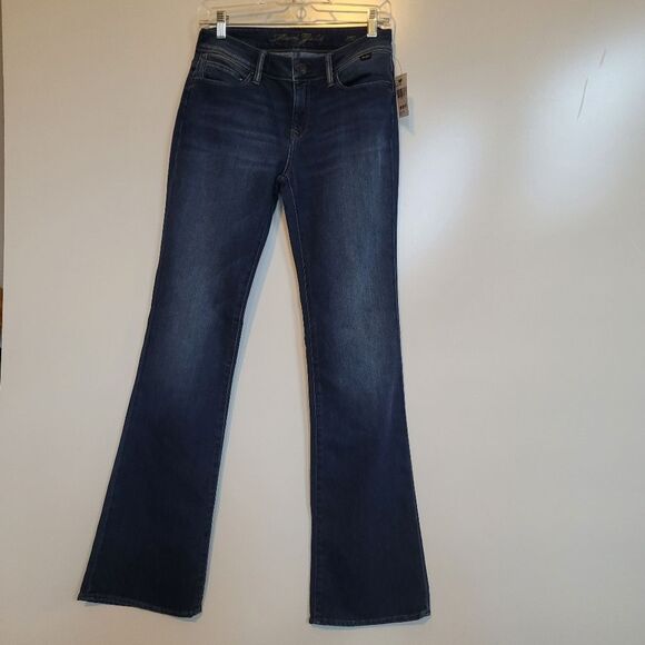NEW MAVI GOLD MID RISE BOOT CUT ASHLEY 27 x 33 PREMIUM DENIM JEANS NWT - Picture 10 of 10